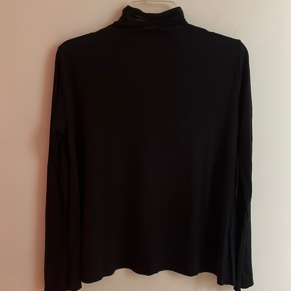 VELVET Vintage Slub Black Cowl Neck - Picture 3 of 5